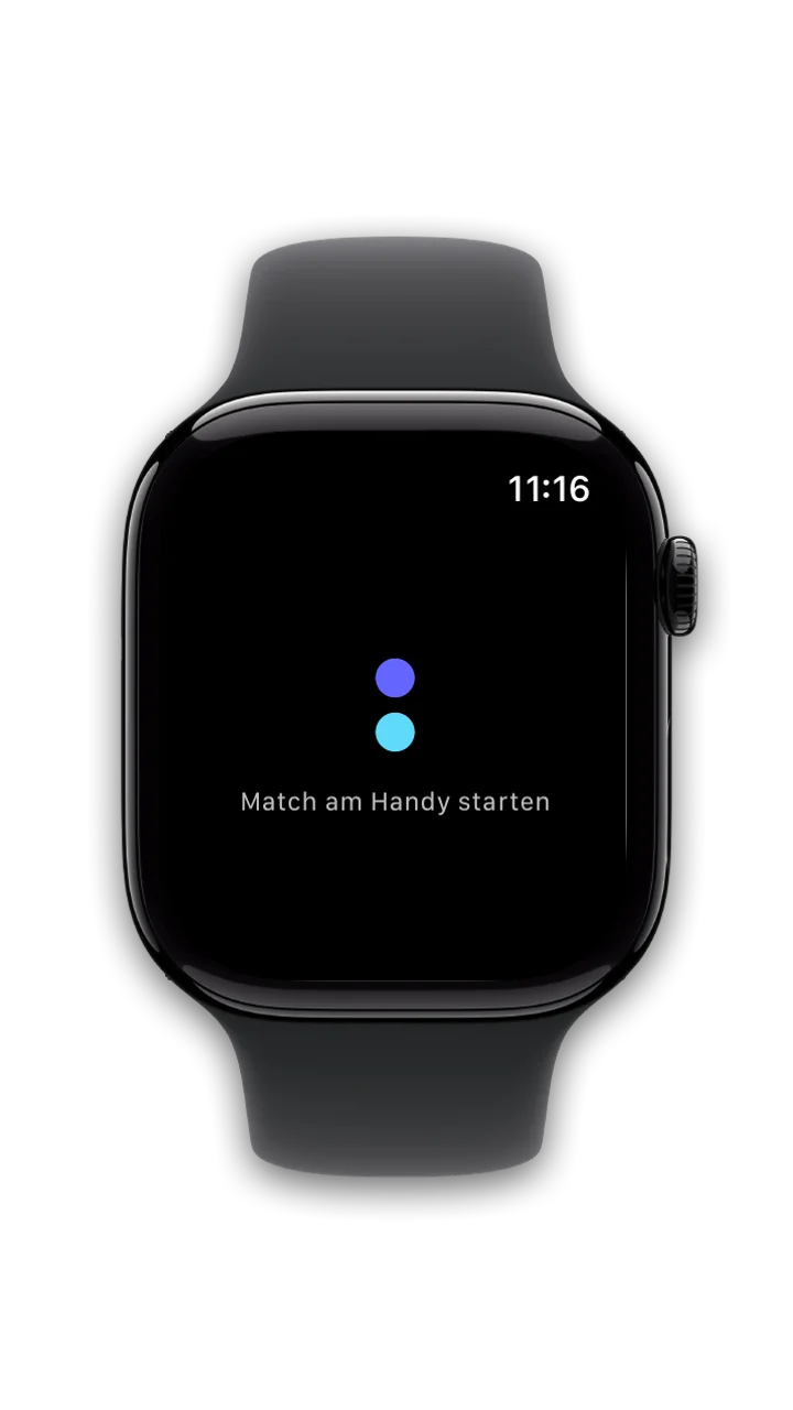 App auf der Uhr öffnen